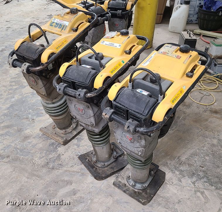 image for item LJ9493 (3) Wacker Nueson compactors