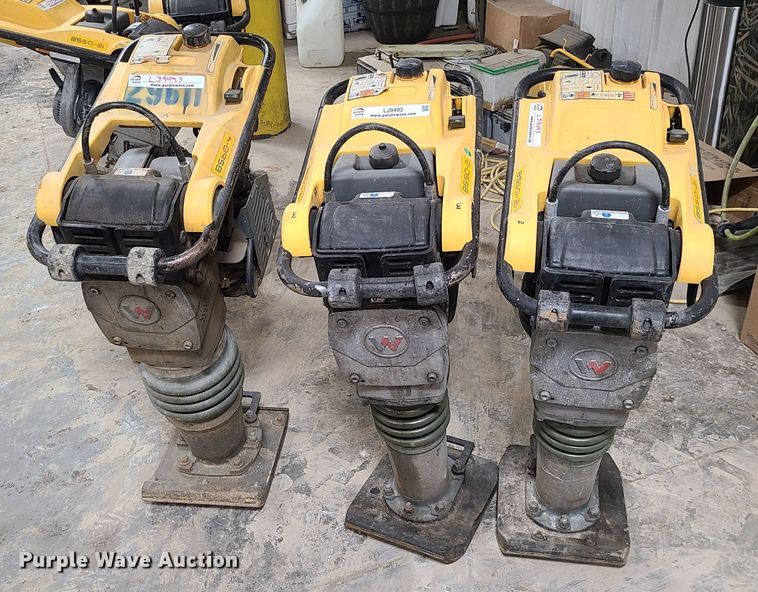 image for item LJ9493 (3) Wacker Nueson compactors