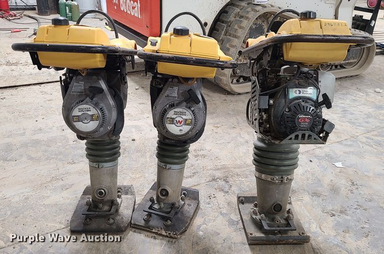 image for item LJ9493 (3) Wacker Nueson compactors