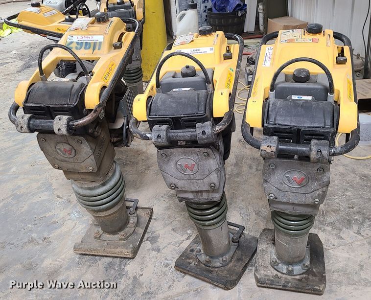 image for item LJ9493 (3) Wacker Nueson compactors
