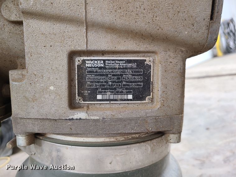 image for item LJ9493 (3) Wacker Nueson compactors