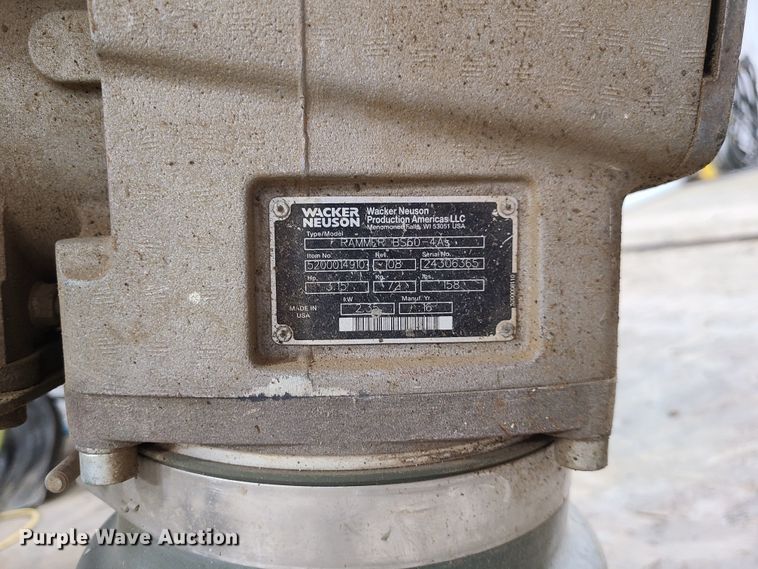 image for item LJ9493 (3) Wacker Nueson compactors