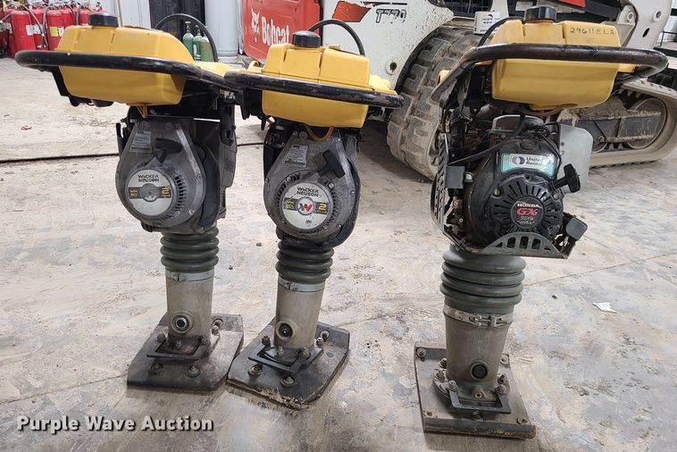 image for item LJ9493 (3) Wacker Nueson compactors