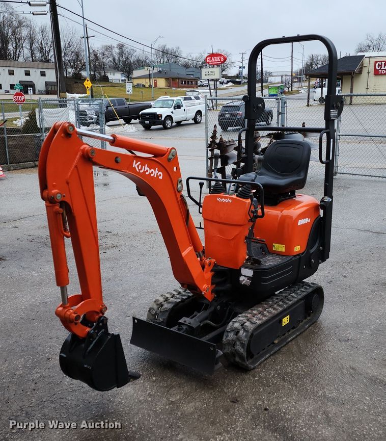image for item LJ9508 2009 Kubota K008-3 mini excavator