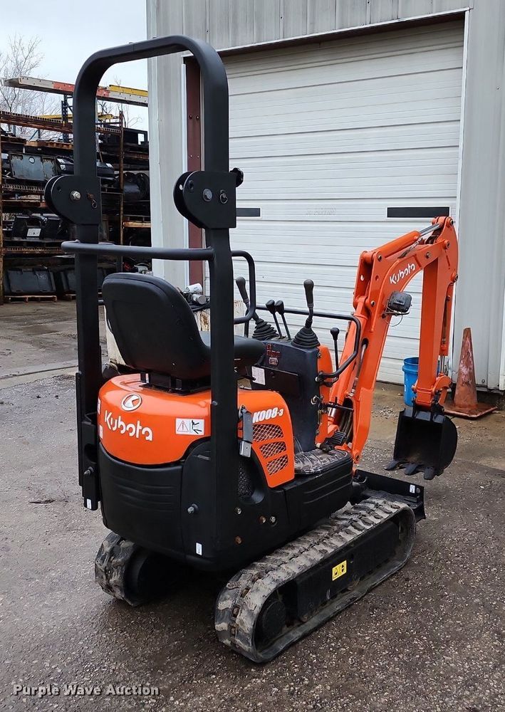 image for item LJ9508 2009 Kubota K008-3 mini excavator