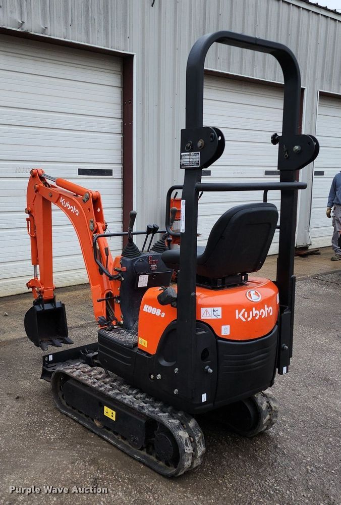 image for item LJ9508 2009 Kubota K008-3 mini excavator