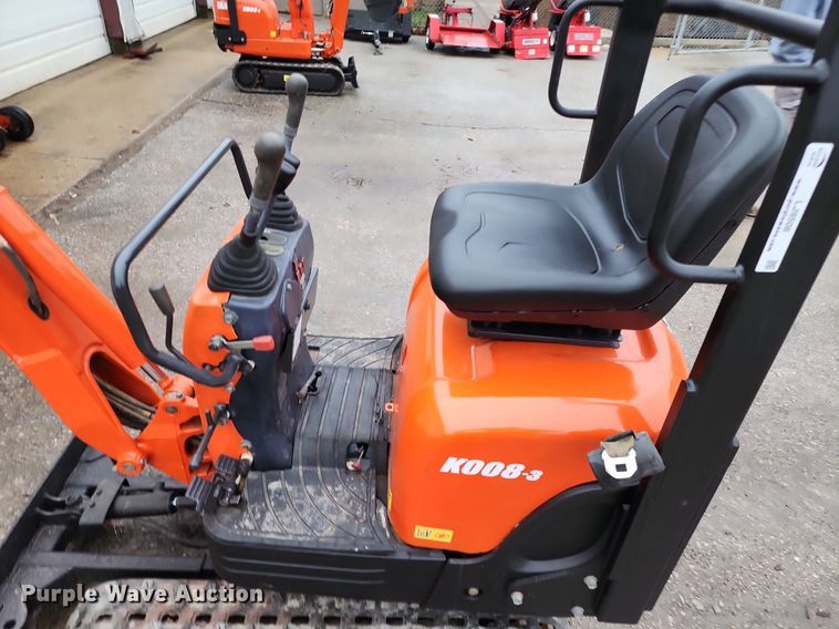 image for item LJ9508 2009 Kubota K008-3 mini excavator