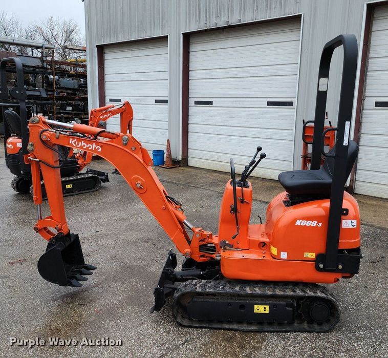 image for item LJ9509 Kubota K008-3 mini excavator