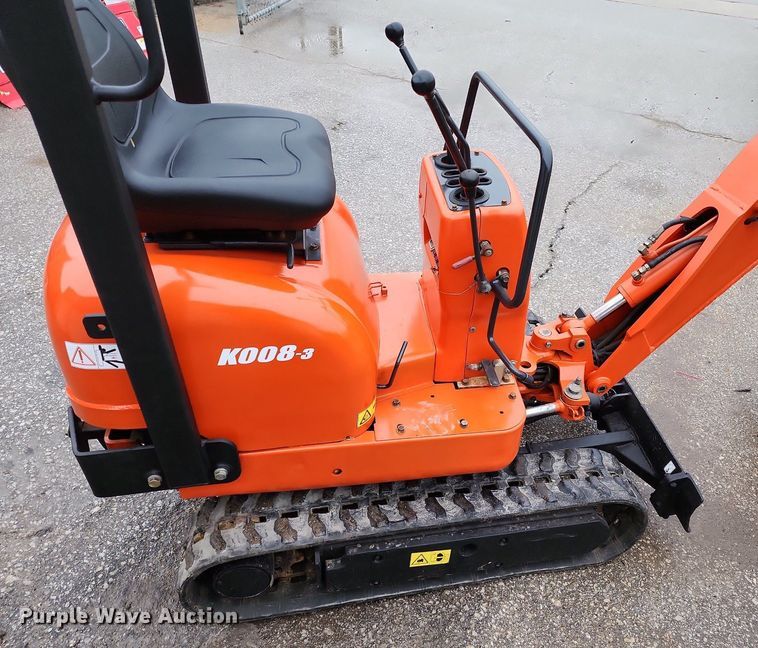 image for item LJ9509 Kubota K008-3 mini excavator