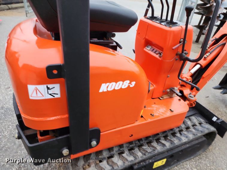 image for item LJ9509 Kubota K008-3 mini excavator