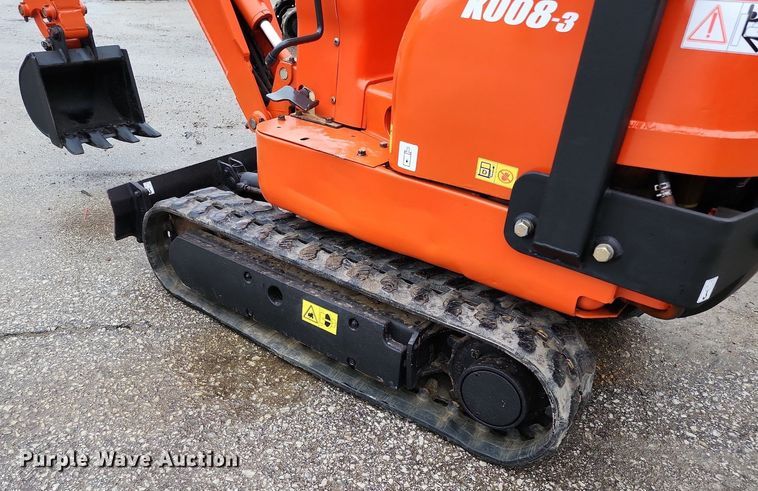image for item LJ9509 Kubota K008-3 mini excavator