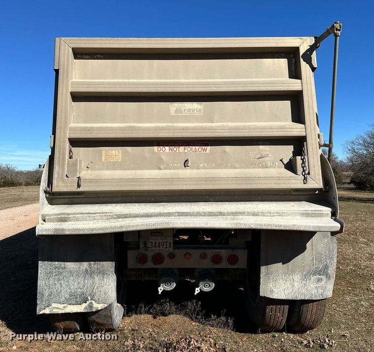 image for item LK9771 2003 Travis end dump trailer