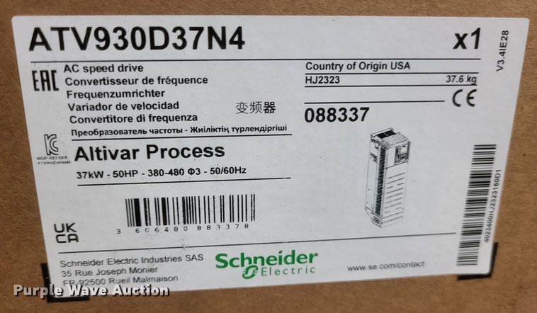 image for item MI9898 Altivar ATV930D37N4 variable speed drive