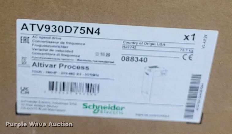 image for item MI9899 Altivar ATV930D75N4 variable speed drive