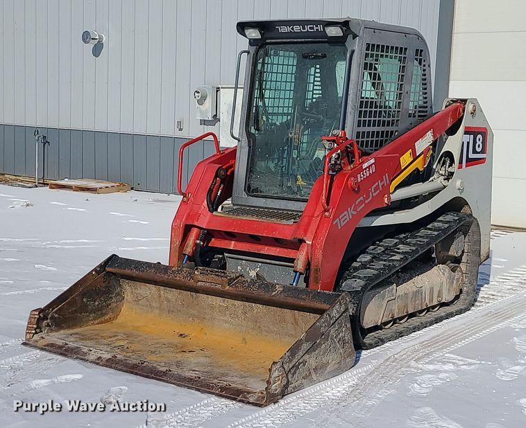 image for item MQ9570 2018 Takeuchi  TL8 tracked skid steer loader