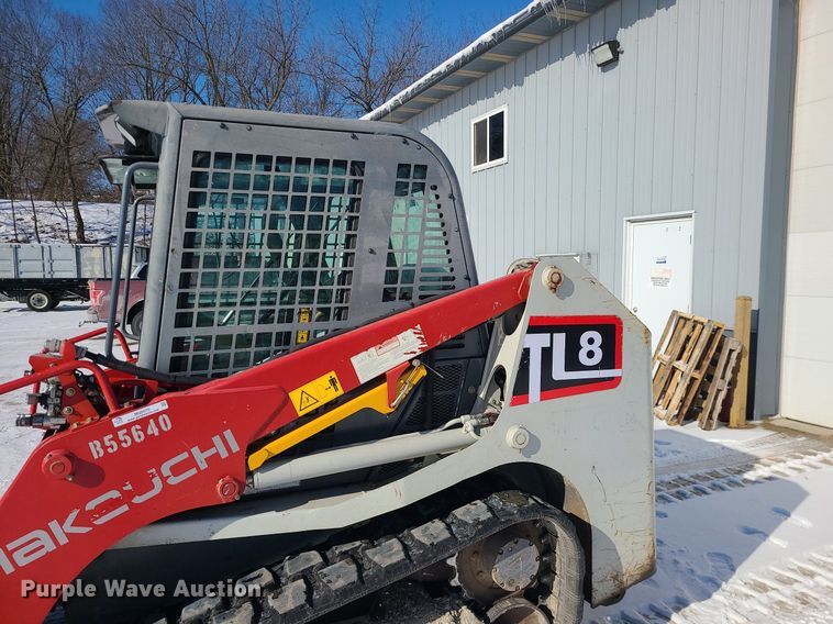 image for item MQ9570 2018 Takeuchi  TL8 tracked skid steer loader