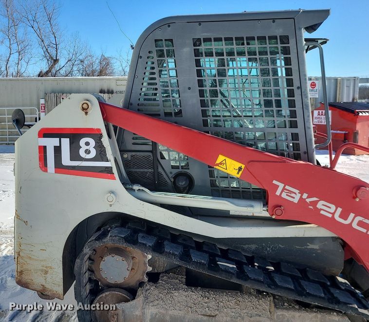 image for item MQ9570 2018 Takeuchi  TL8 tracked skid steer loader