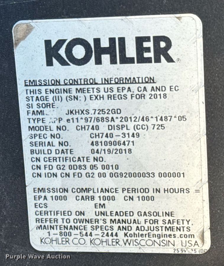 image for item NI9718 Ventrac 4500Z municipal tractor with vacuum