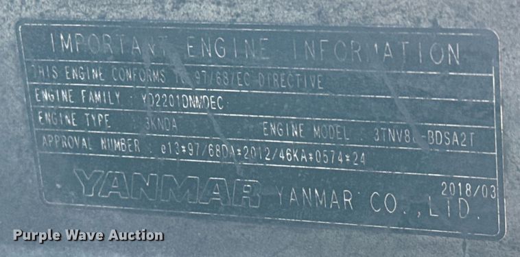 image for item NI9719 2018 Blastcrete DA-350 seal coat applicator