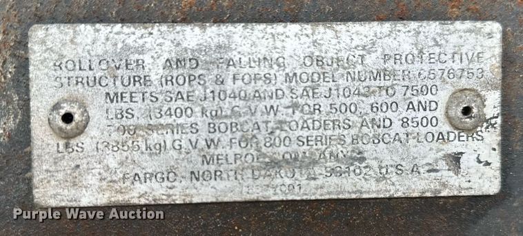 image for item NI9745 1989 Bobcat 743 skid steer loader