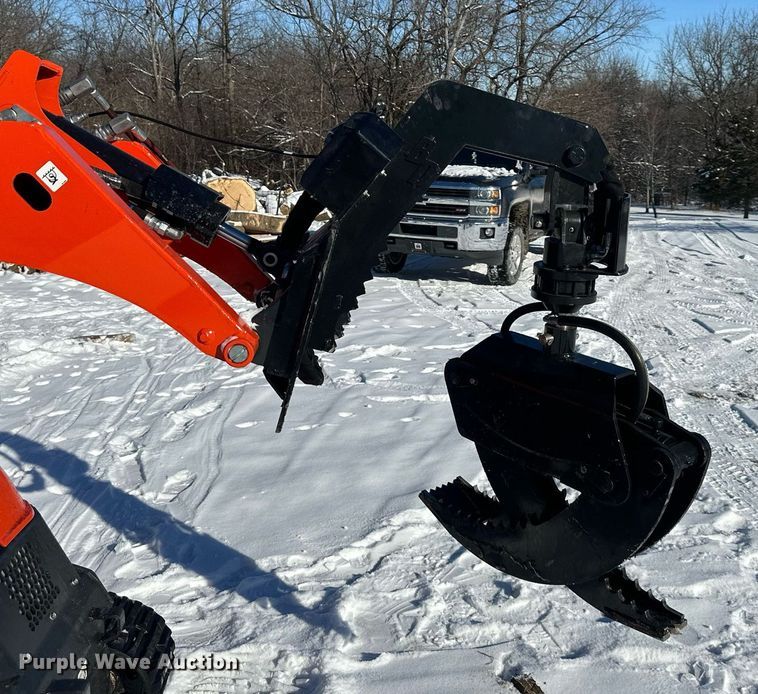 image for item NL9345 Blue Diamond  106720-25 compact utility loader log grapple