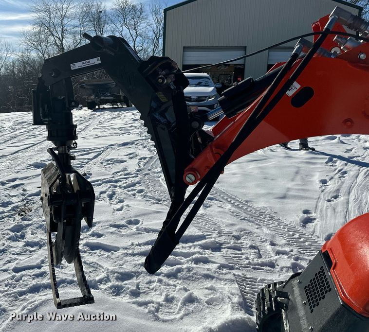 image for item NL9345 Blue Diamond  106720-25 compact utility loader log grapple