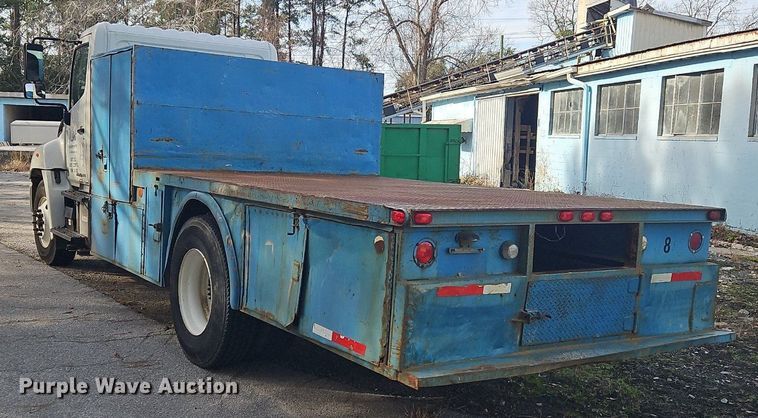 image for item NZ9124 2014 Hino 268 flatbed truck