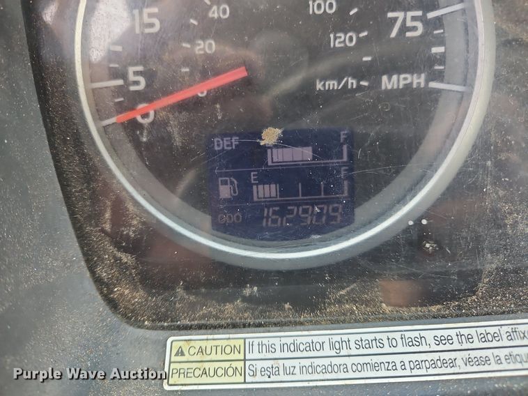 image for item NZ9124 2014 Hino 268 flatbed truck