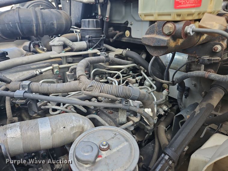 image for item NZ9124 2014 Hino 268 flatbed truck