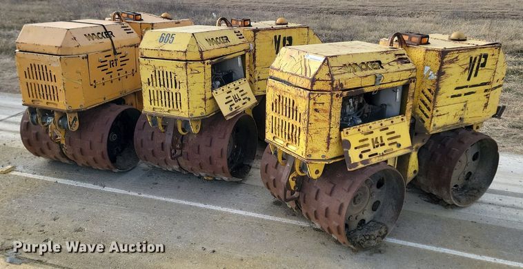 image for item ZA0392 (3) Wacker RT820 trench compactors