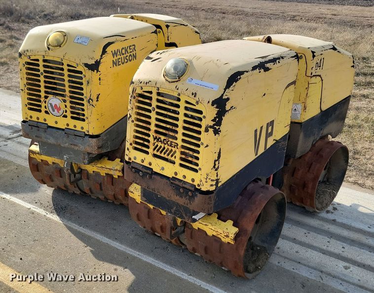 image for item ZA0393 (2) Wacker Neuson RTSC2 trench compactors