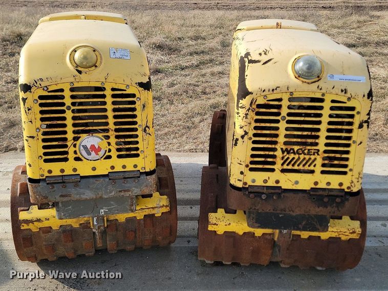 image for item ZA0393 (2) Wacker Neuson RTSC2 trench compactors