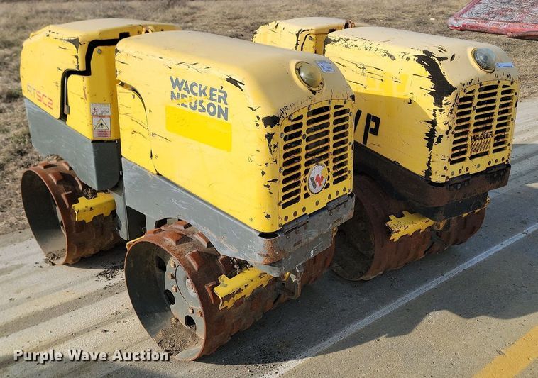 image for item ZA0393 (2) Wacker Neuson RTSC2 trench compactors