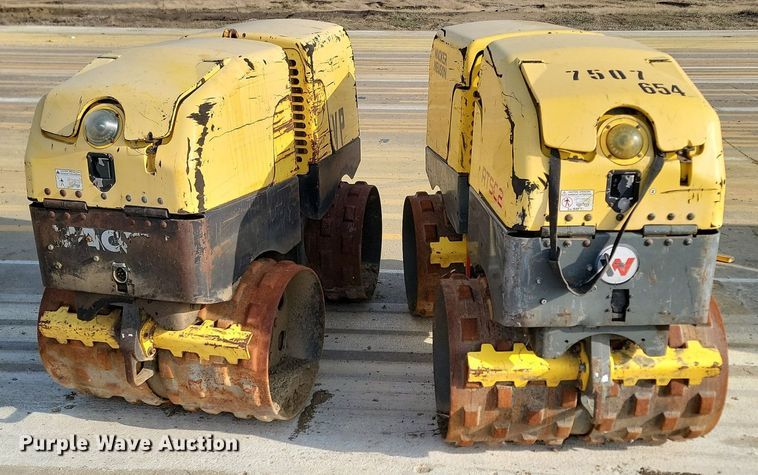 image for item ZA0393 (2) Wacker Neuson RTSC2 trench compactors