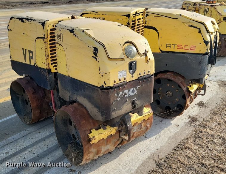 image for item ZA0393 (2) Wacker Neuson RTSC2 trench compactors