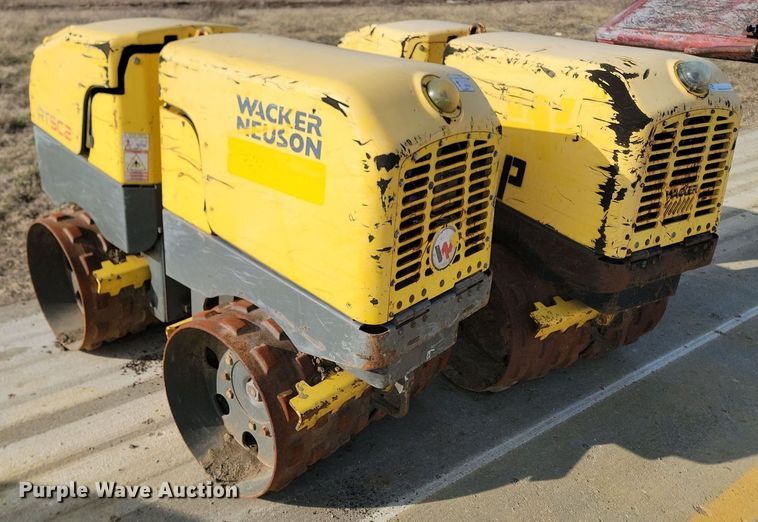 image for item ZA0393 (2) Wacker Neuson RTSC2 trench compactors