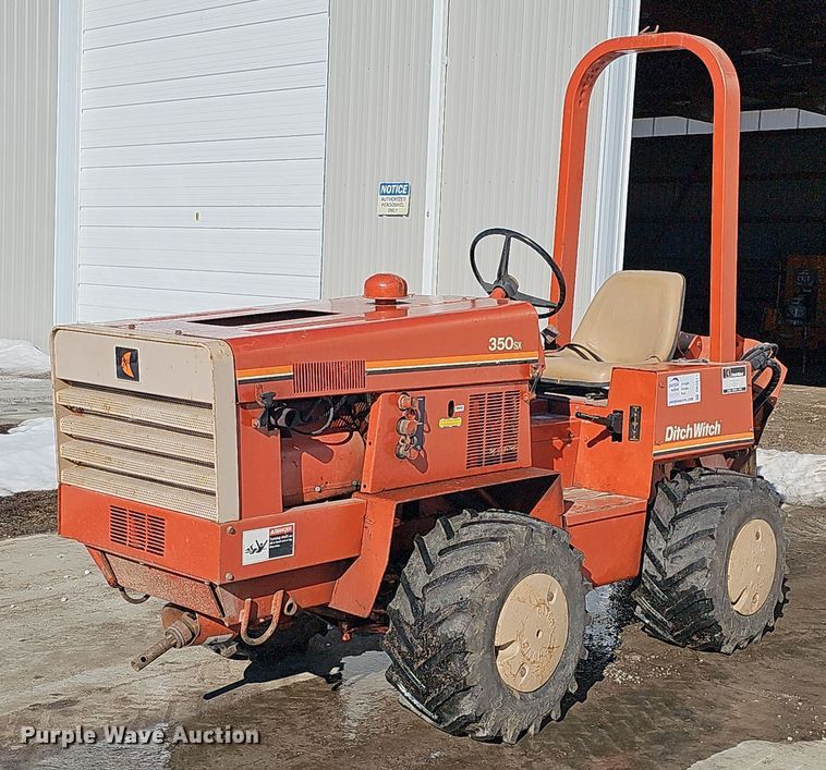 image for item DK0511 1976 Ditch Witch 350SX WISC vibratory cable plow