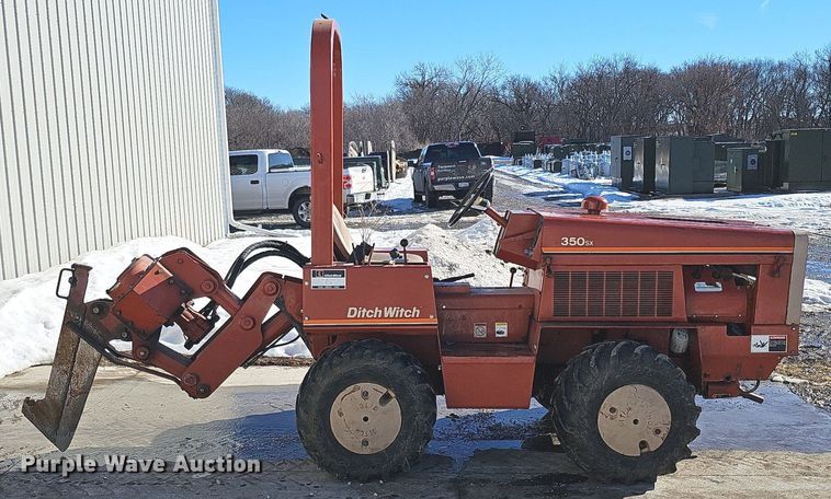 image for item DK0511 1976 Ditch Witch 350SX WISC vibratory cable plow