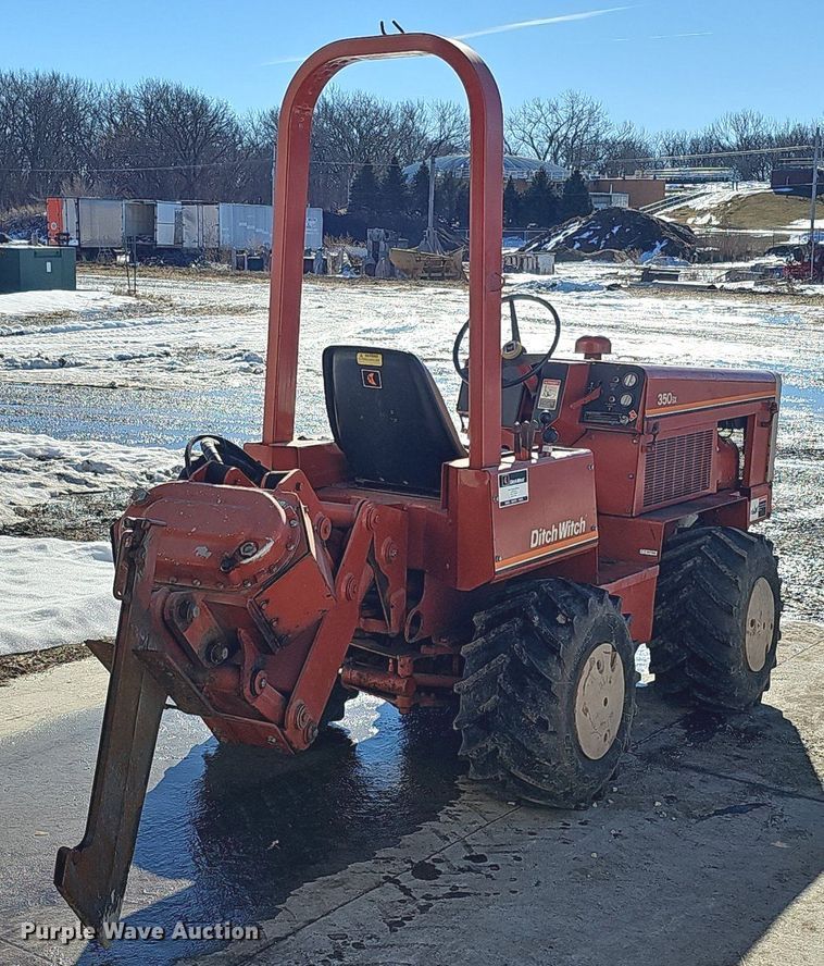 image for item DK0511 1976 Ditch Witch 350SX WISC vibratory cable plow