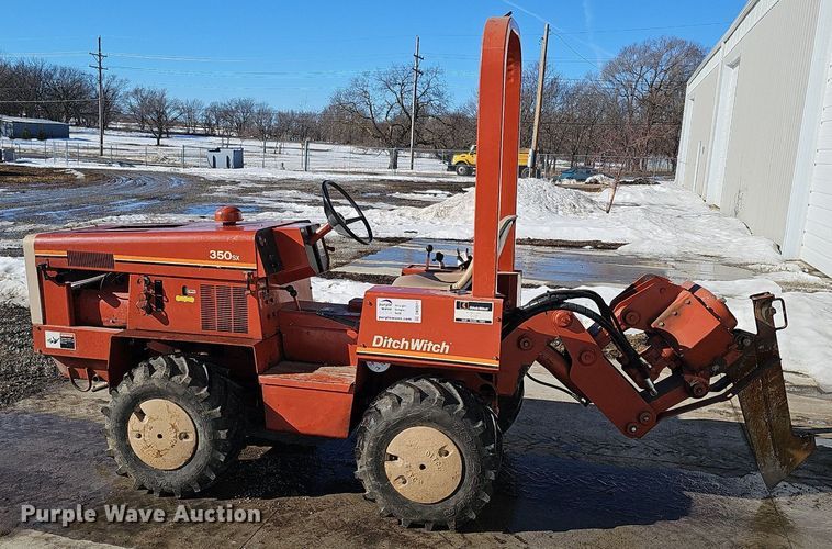 image for item DK0511 1976 Ditch Witch 350SX WISC vibratory cable plow