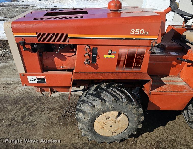 image for item DK0511 1976 Ditch Witch 350SX WISC vibratory cable plow