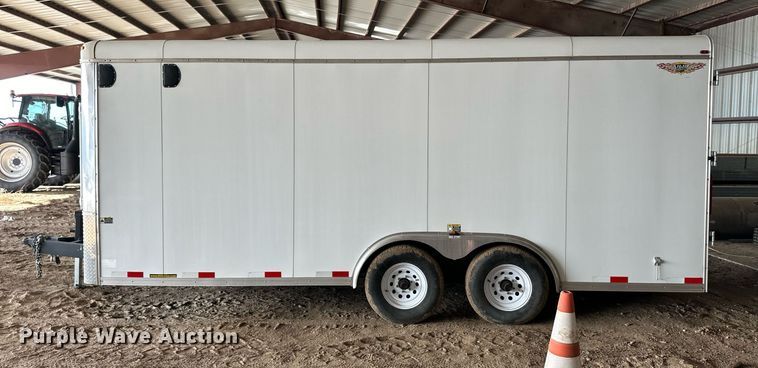 image for item EK9930 2003 H&H enclosed cargo trailer