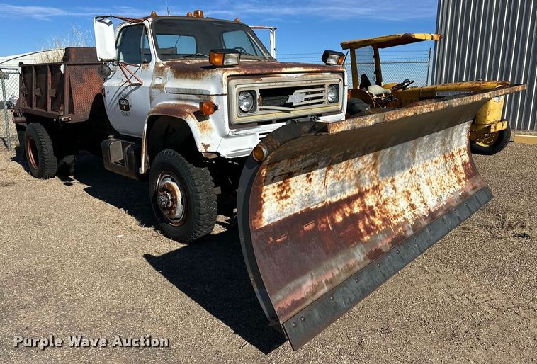 image for item JT9166 1980 Chevrolet dump truck