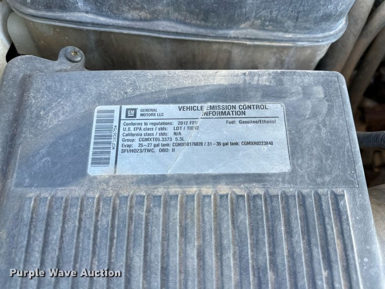 image for item JT9169 2012 Chevrolet Silverado 1500 Crew Cab pickup truck