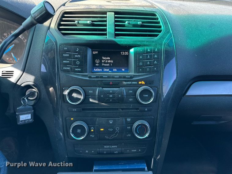 image for item JT9170 2016 Ford Explorer Police Interceptor  SUV