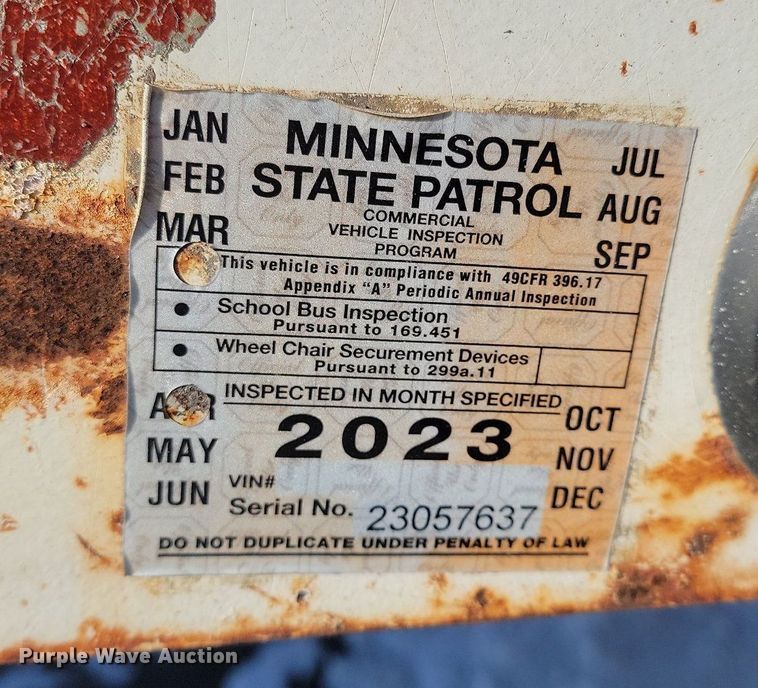 image for item LA9533 1998 Butler reel trailer