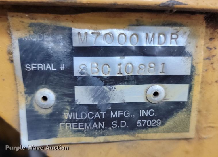 image for item LA9537 Wildcat  M7000MDR snow blower
