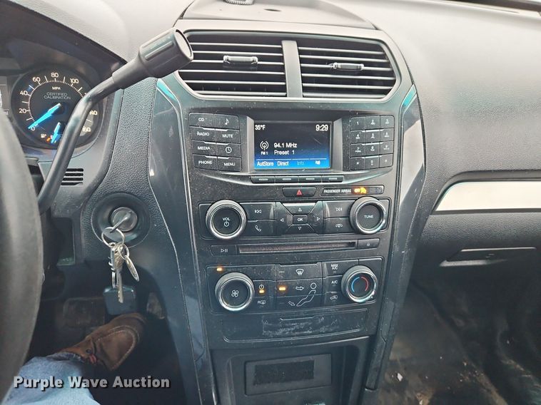 image for item LB9741 2017 Ford Explorer Police Interceptor  SUV