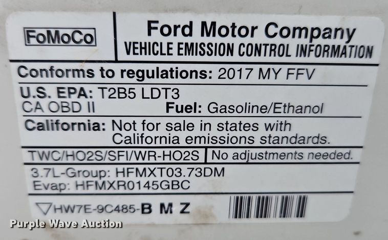 image for item LB9741 2017 Ford Explorer Police Interceptor  SUV