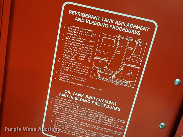 image for item LC9529 Everco Auto Air Service Center III AC charging station